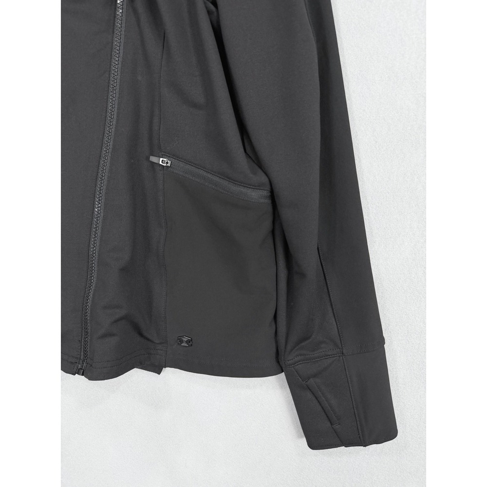 5.11 Tactical Moto Jacket Women XL Black Asymmetrical Zip Performance 66011-019 - Picture 9 of 10